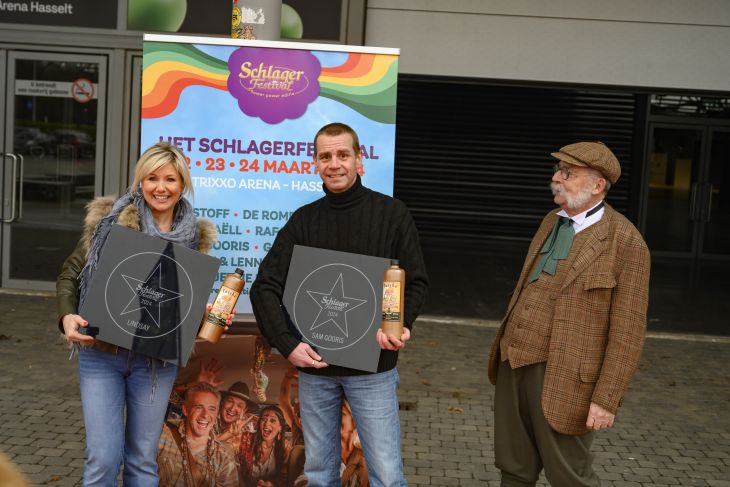 Een ster voor Sam Gooris en Lindsay aan de Trixxo Arena in Hasselt!